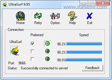 Screenshot - UltraSurf