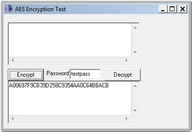 Screenshot - AES Encryption Test - 02