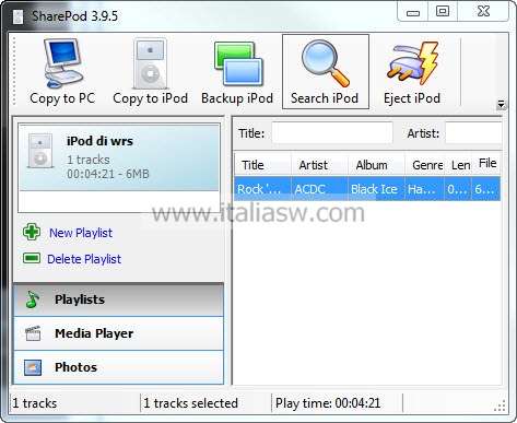 Screenshot - SharePod