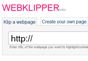 Screenshot - Webklipper