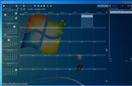Screenshot - vueMinder - Desktop