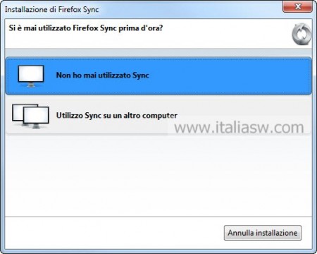 Screenshot - Firefox Sync 1.3 - 0