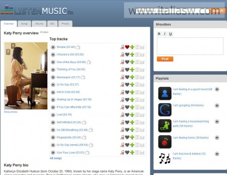 Screenshot - ListenMusic.fm - 01