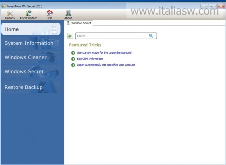 Screenshot - TweakNow WinSecret 2010 - 01