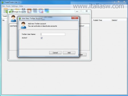 Screenshot - TweetTwain Lite - 01