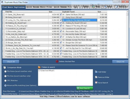 Screenshot - Duplicate Music Finder