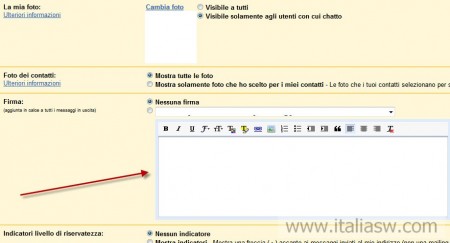 Screenshot - GMAIL Firma Personalizzata