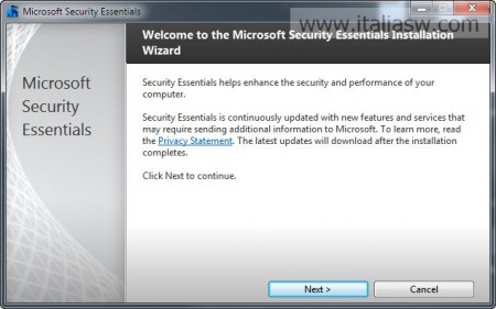 Screenshot - Microsoft Security Essentials - 00