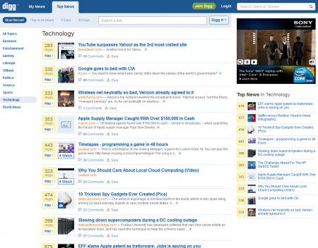 Screenshot - Digg 4