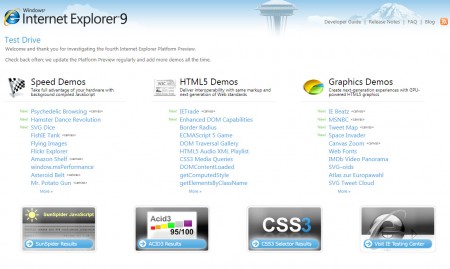 Screenshot - IE9 Tests