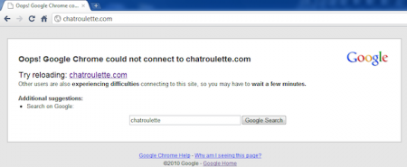 Screenshot - Chrome Offline