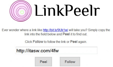 Screenshot - LinkPeelr - 1