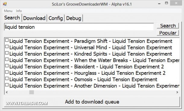 Scilor GrooveDownloaderWM - 01