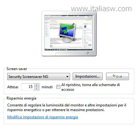 Screenshot - Security Screensaver