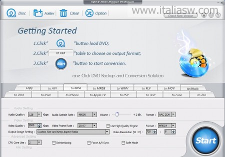 Screenshot - WinX DVD Ripper Platinum