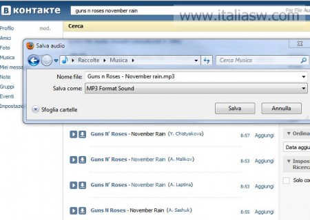 Screenshot - vkontakte downloader - 01