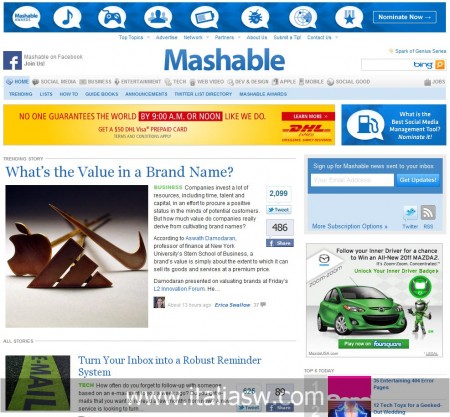 Screenshot - Mashable - NO Facebook