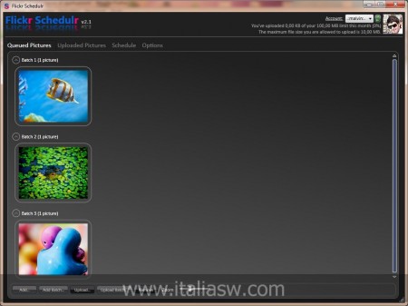 Screenshot - flickr schedulr coda