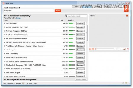 Screenshot - Tribler 5.3.2 - 01