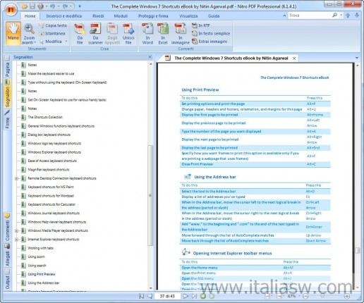 Screenshot - The Complete Windows 7 Shortcuts ebook