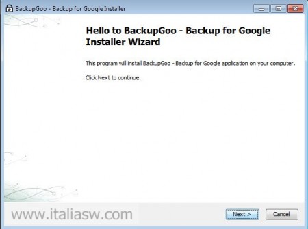 Backup Goo - Backup Gmail Calendar Contatti Documenti - 01