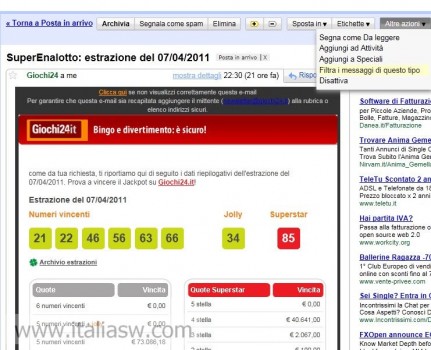 Gmail - Filtro messaggi 01