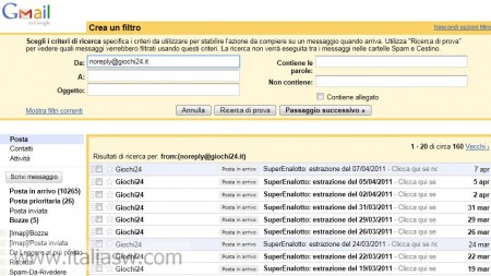 Gmail - Filtro messaggi 02
