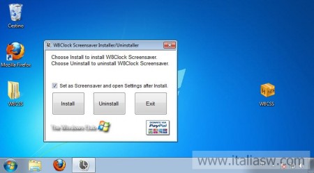 Windows 8 Clock Screensaver - 01