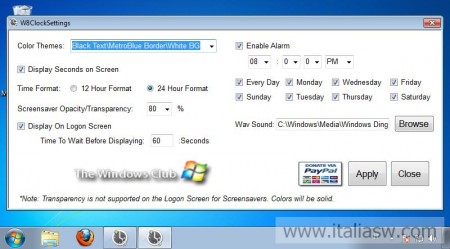 Windows 8 Clock Screensaver - 02
