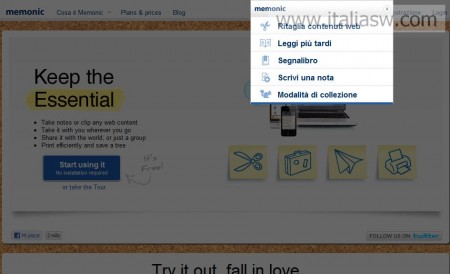 Memonic - Browser