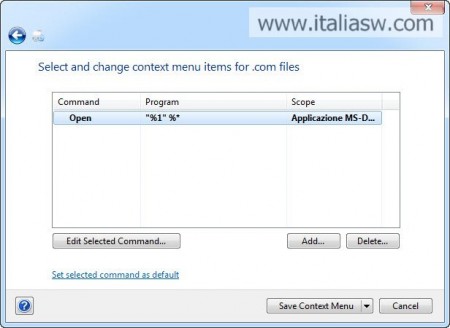 Screenshot - Default Programs Editor - 02 - Modifica descrizione e icona