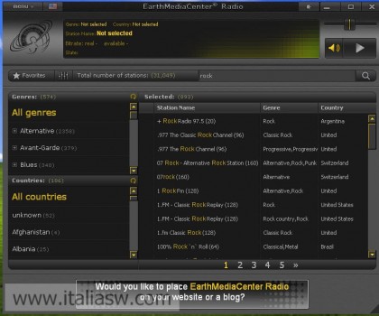 Screenshot - EarthMediaCenter Radio - 03