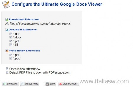 Screenshot - Ultimate Google Docs Viewer