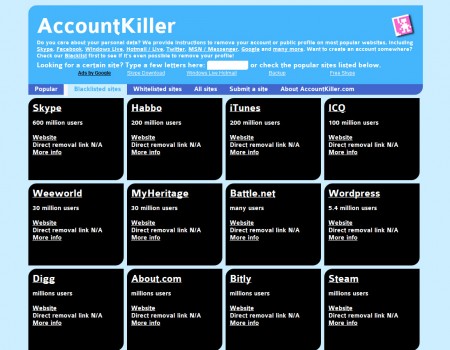 Screenshot - Account Killer