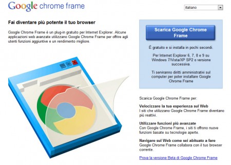 Screenshot - Chrome Frame