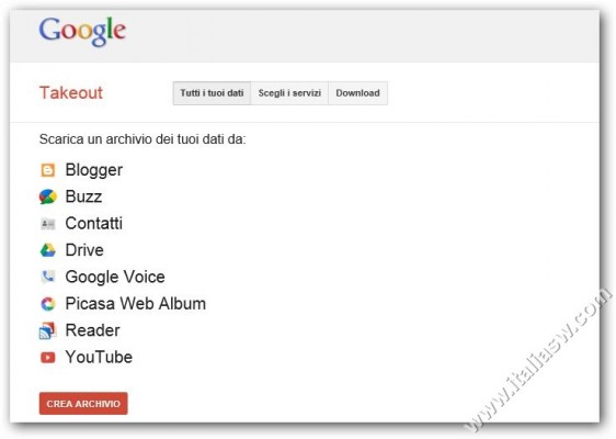 Google Takeout - 01