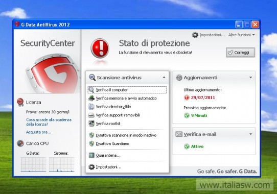 Screenshot - Main - G Data Antivirus 2012 - 02