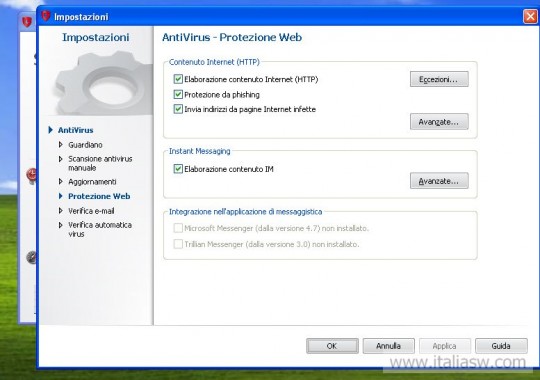 Screenshot - Opzioni - G Data Antivirus 2012 - 02